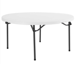 60in round white table rental grand rapids 1767803466 20 x 20 Tent, 4 x 60" Round Tables, 32 White Chairs