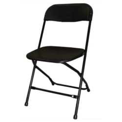 Black Folding Chair