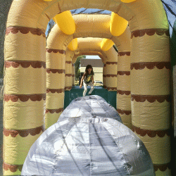 wipeout inflatable grand rapids 1767460109 76' Tropical Obstacle Course Wipe Out